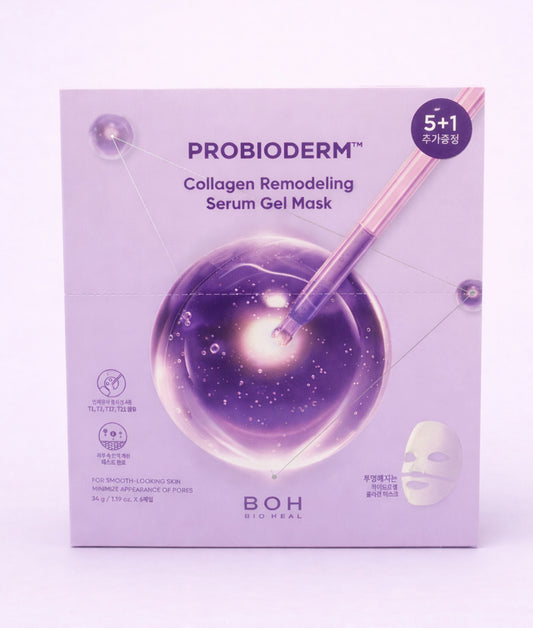 Bioheal Bo Probioderm Collagen Remodeling Serum Gelmask Set (6 delar)