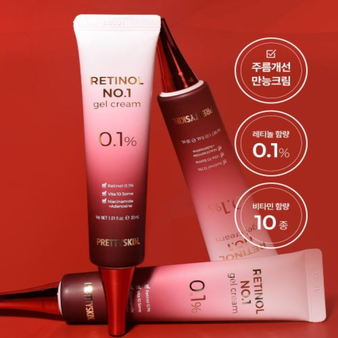 Retinol NO.1 Gel Cream Prettyskin Korea